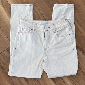 PacSun Cream Stretch Mom Jean Pants Waist 25
